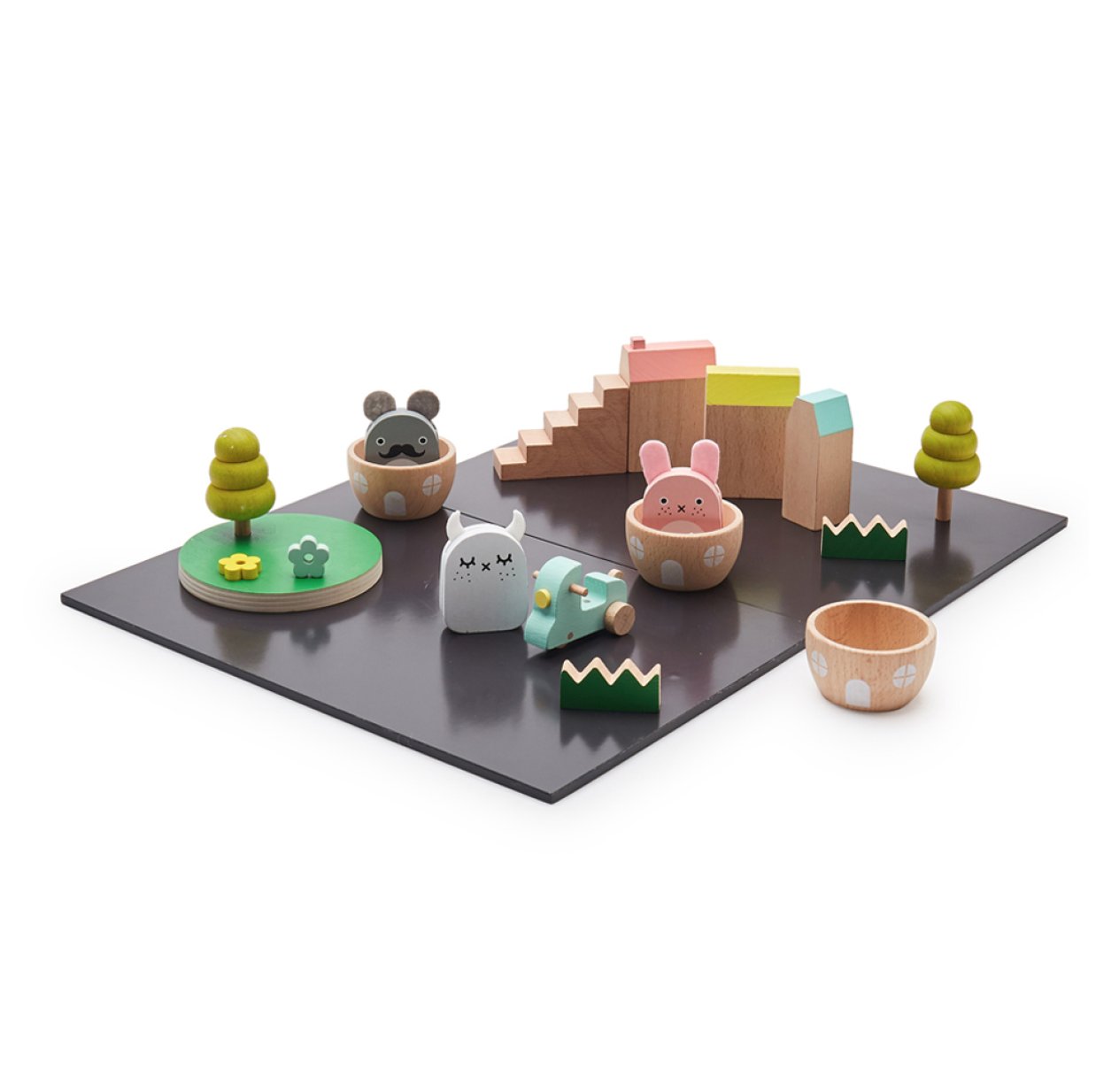 Petite ville en bois Ricetown x Kiko+