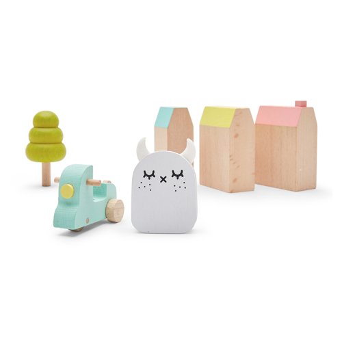 Petite ville en bois Ricetown x Kiko+