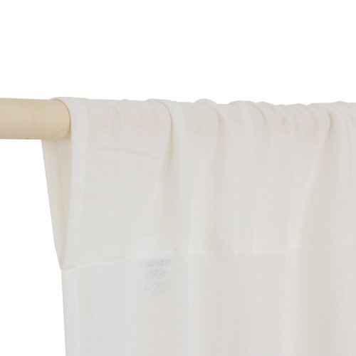 Rideau Utopia en coton bio - Blanc