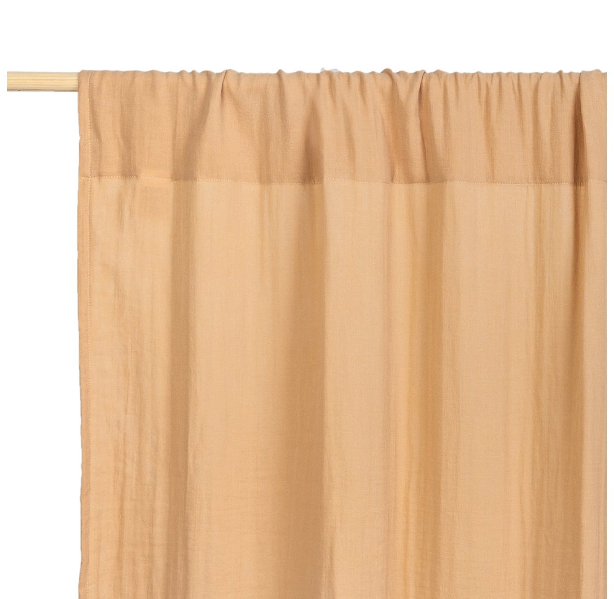 Rideau Utopia en coton bio - Nude