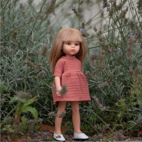 Robe Faustine poupée Las Amigas - Marsala