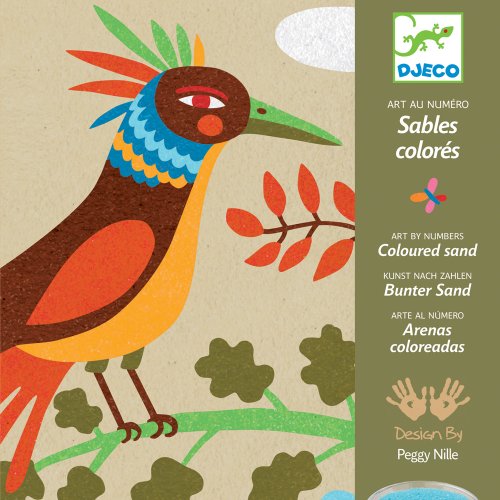 Atelier Sables colorés - Oiseaux de paradis