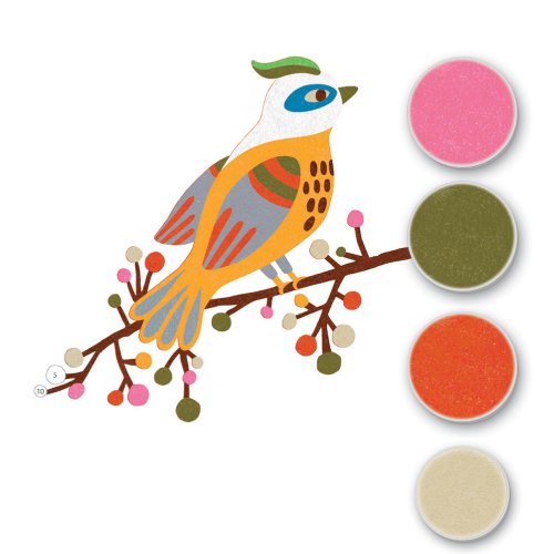 Atelier Sables colorés - Oiseaux de paradis
