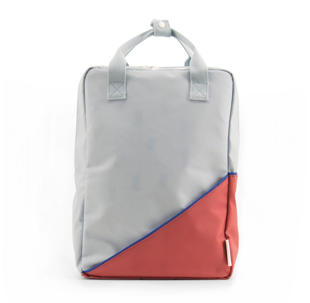 Grand sac à dos Diagonale - Ciel/Rouille
