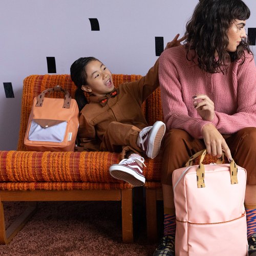 Petit sac à dos Enveloppe Sprinkles - Abricot/Cannelle/Lavande