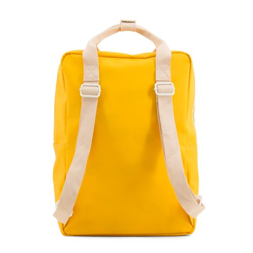 Grand sac à dos Enveloppe - Jaune/Corail
