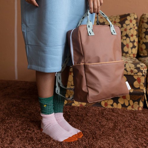 Grand sac à dos Sprinkles - Cannelle/Sauge/Melon