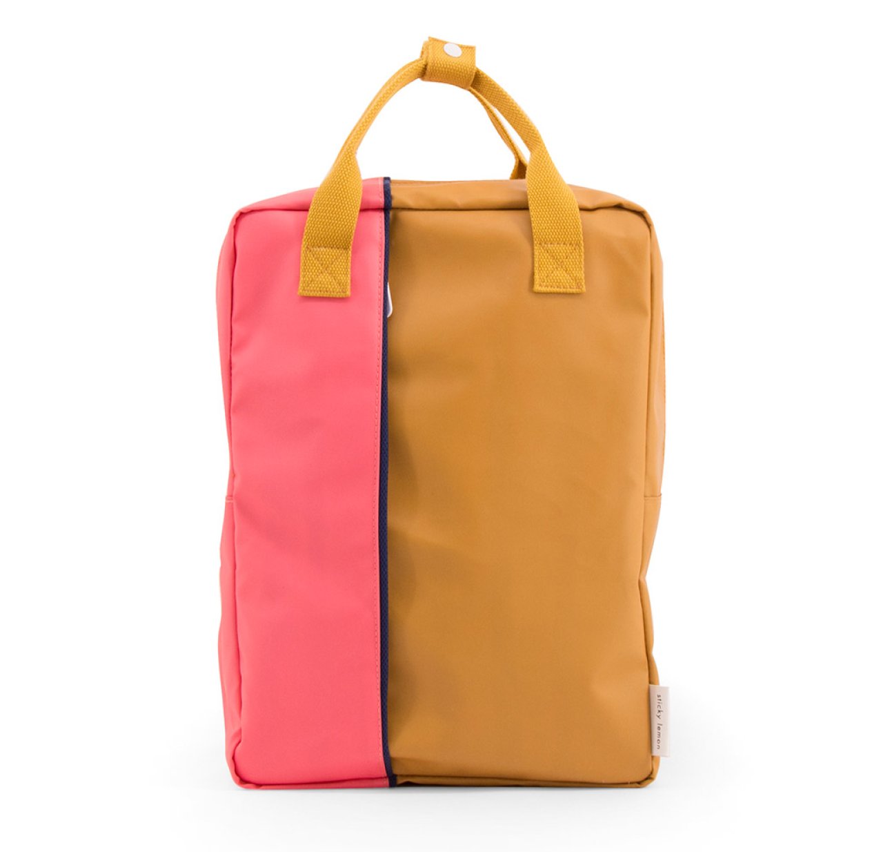 Grand sac à dos Verticale - Rose/Ocre