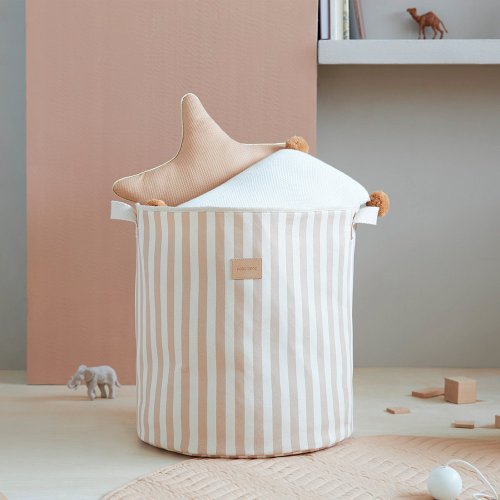 Sac de rangement Odéon - Taupe Stripes