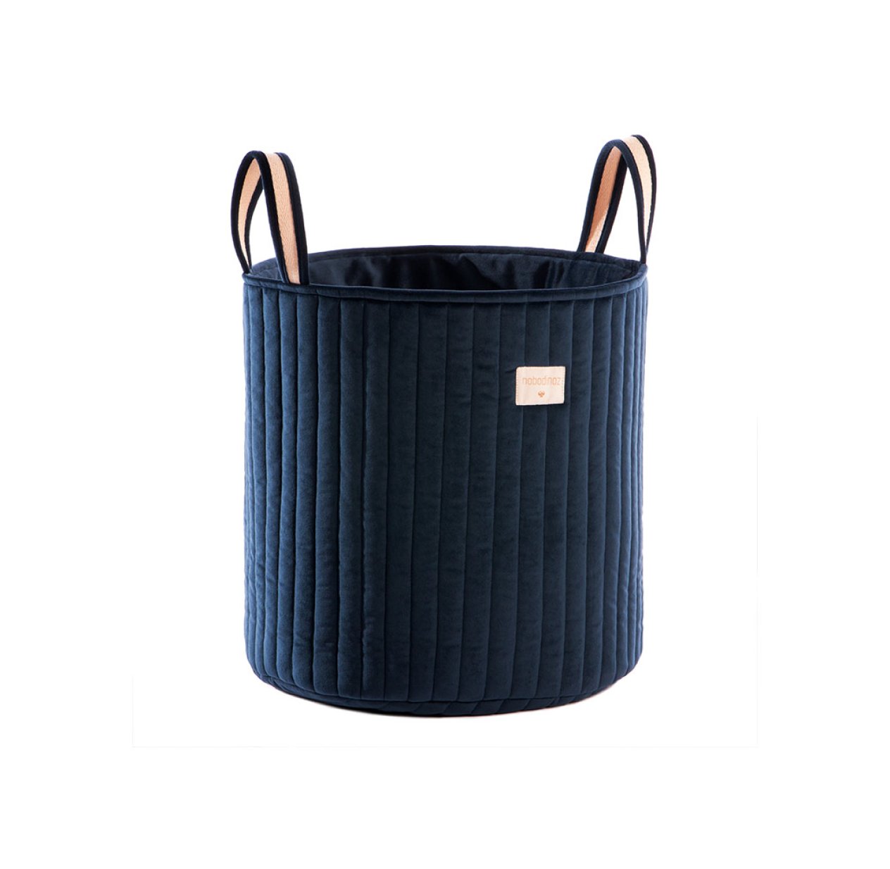 Sac de rangement Velours Savanna - Bleu nuit