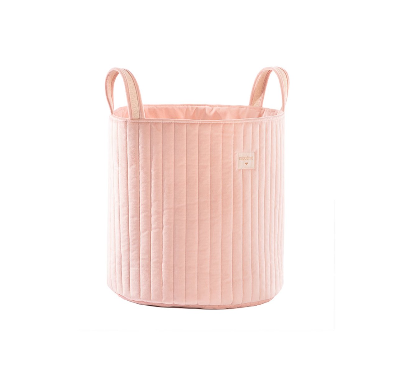 Sac de rangement Velours Savanna - Rose poudré