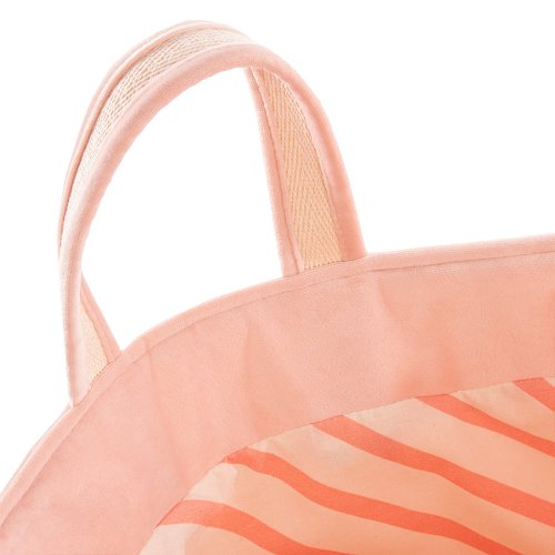 Sac de rangement Velours Savanna - Rose poudré