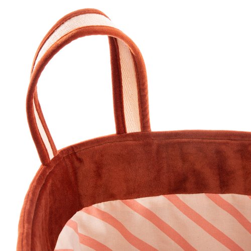 Sac de rangement Velours Savanna - Rouille