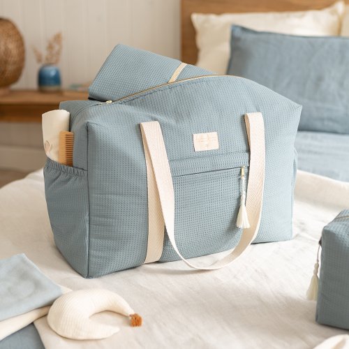 Sac de Maternité Imperméable Opera - Bleu Stone