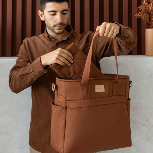 Sac à Langer Imperméable - Terracotta