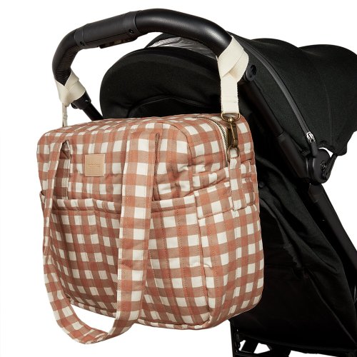 Sac à Langer pour Poussette Hyde Park - Carreaux Terracotta