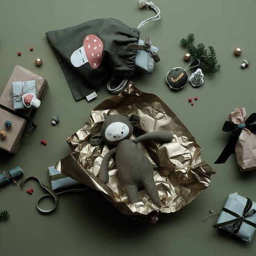 Pochon Cadeau brodé Champignon