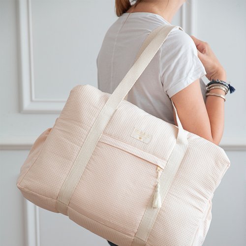 Sac de Maternité Imperméable Opera - Rose poudré
