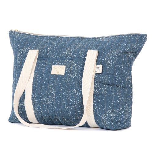 Sac de maternité Paris gold bubble Elements - Bleu marine