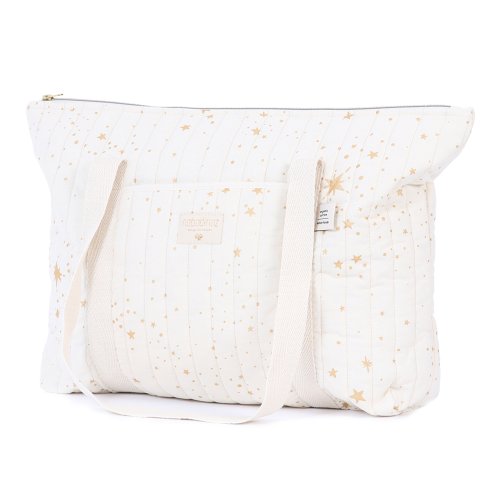 Sac de maternité Paris gold stella Elements - Ecru