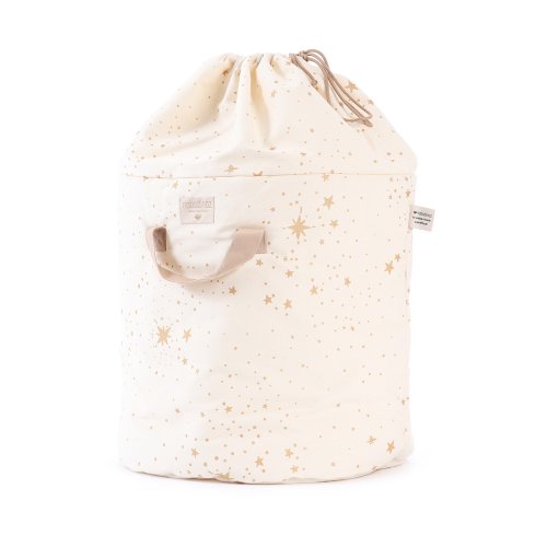 Sac de rangement Bamboo L stella Elements - Ecru