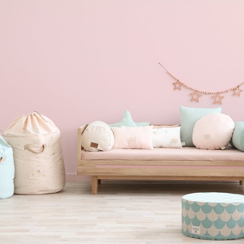 Sac de rangement Bamboo L stella Elements - Ecru