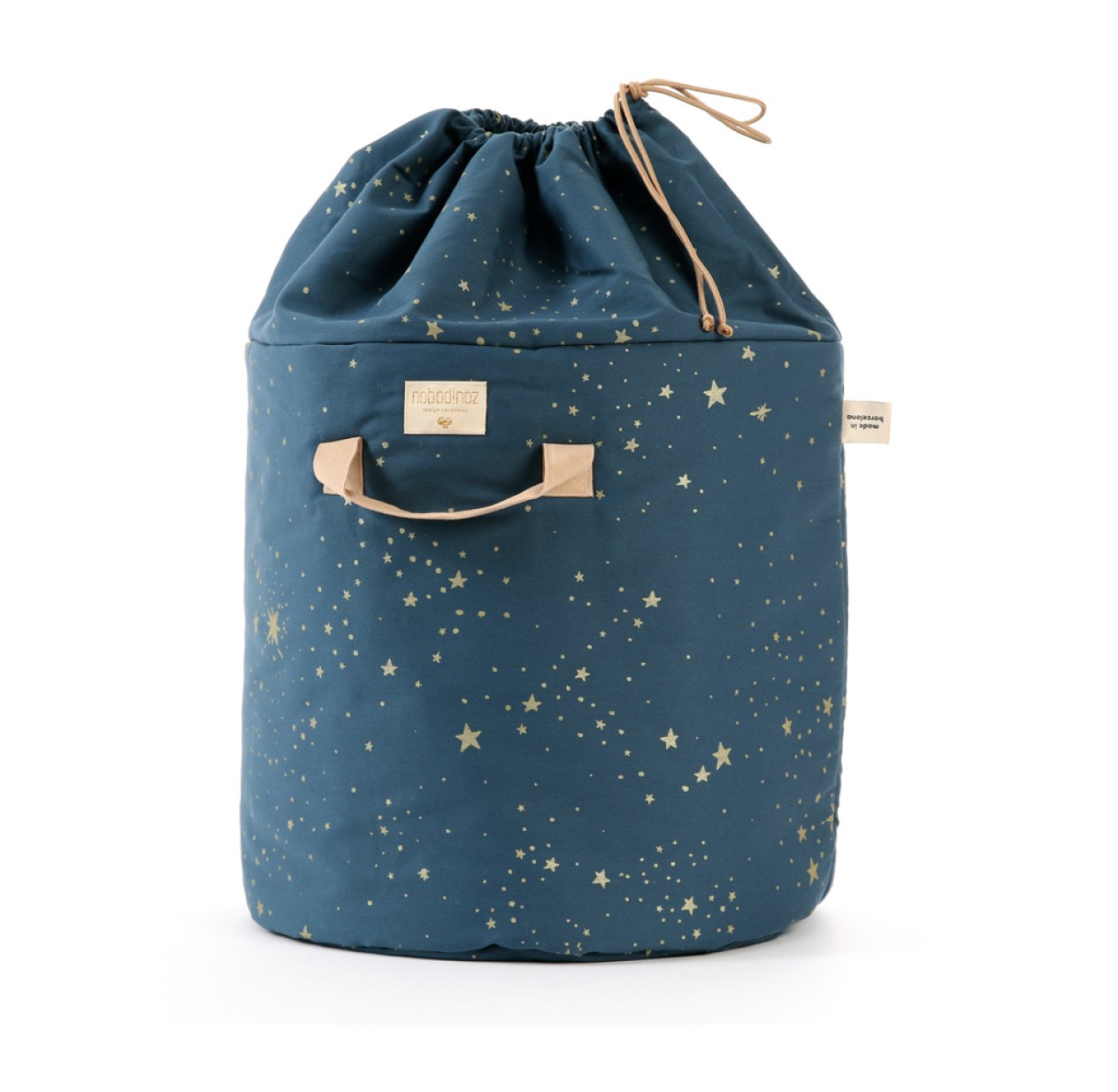 Sac de rangement Bamboo L stella Elements - Bleu marine