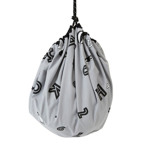Sac tapis de jeux Alphabet - Gris