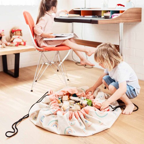 Sac - Tapis de jeux Arc-en-Ciel