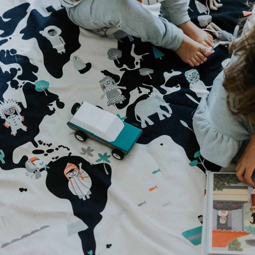 Sac - Tapis de jeux Carte du Monde