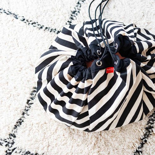 Sac - Tapis de jeux Rayures - Noir