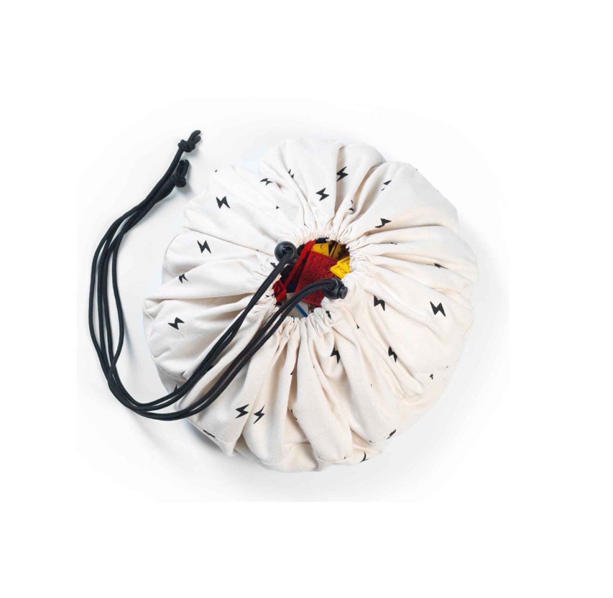 Sac de jeux Eclairs mini - Ecru