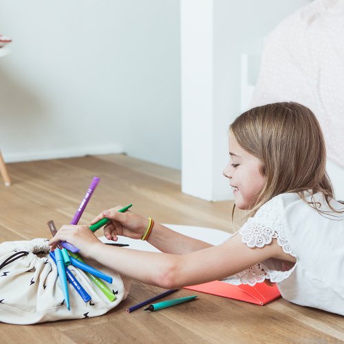 Sac de jeux Eclairs mini - Ecru