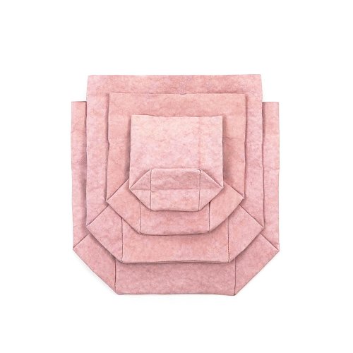 Sac en papier S, M, L ou XL - Rose Quartz