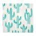 20 grandes serviettes Cactus - Vert tropical