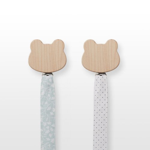 Set de 2 accroche-tétines Sia - Jardin