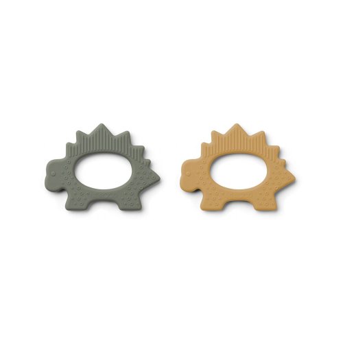 Set de 2 Anneaux de dentition Dinosaure Geo