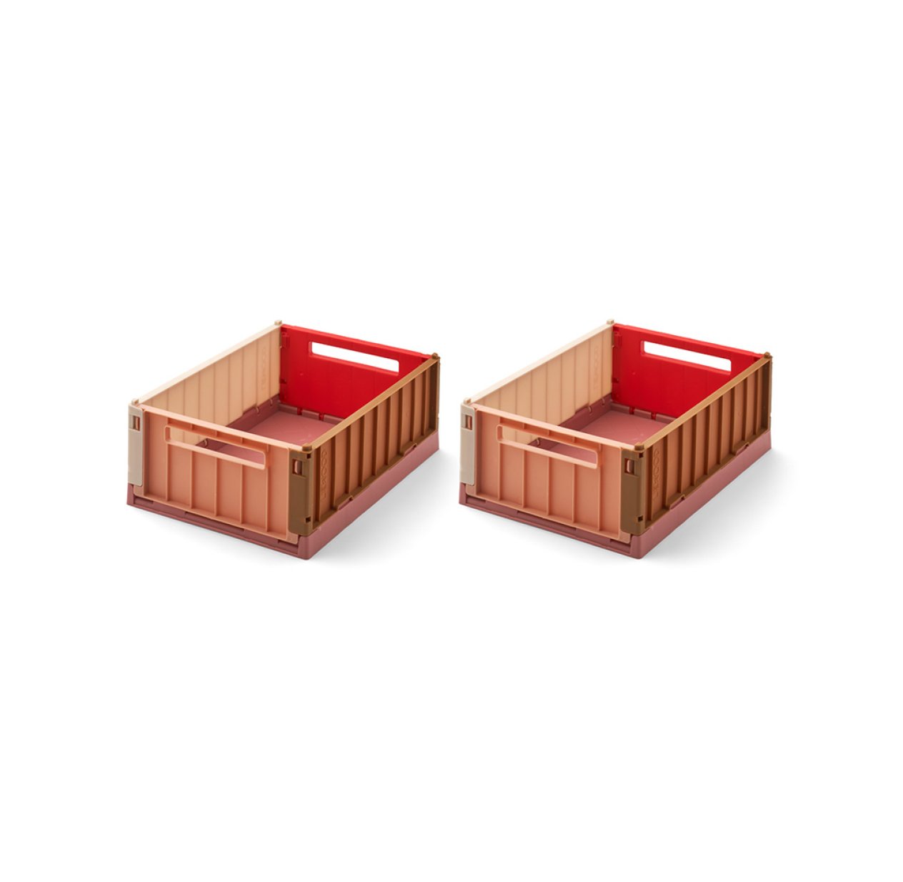 Set de 2 Caisses pliables Weston S - Rose Mix