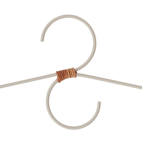 Set de 2 Cintres Enfant Tiny Fuku - Argile