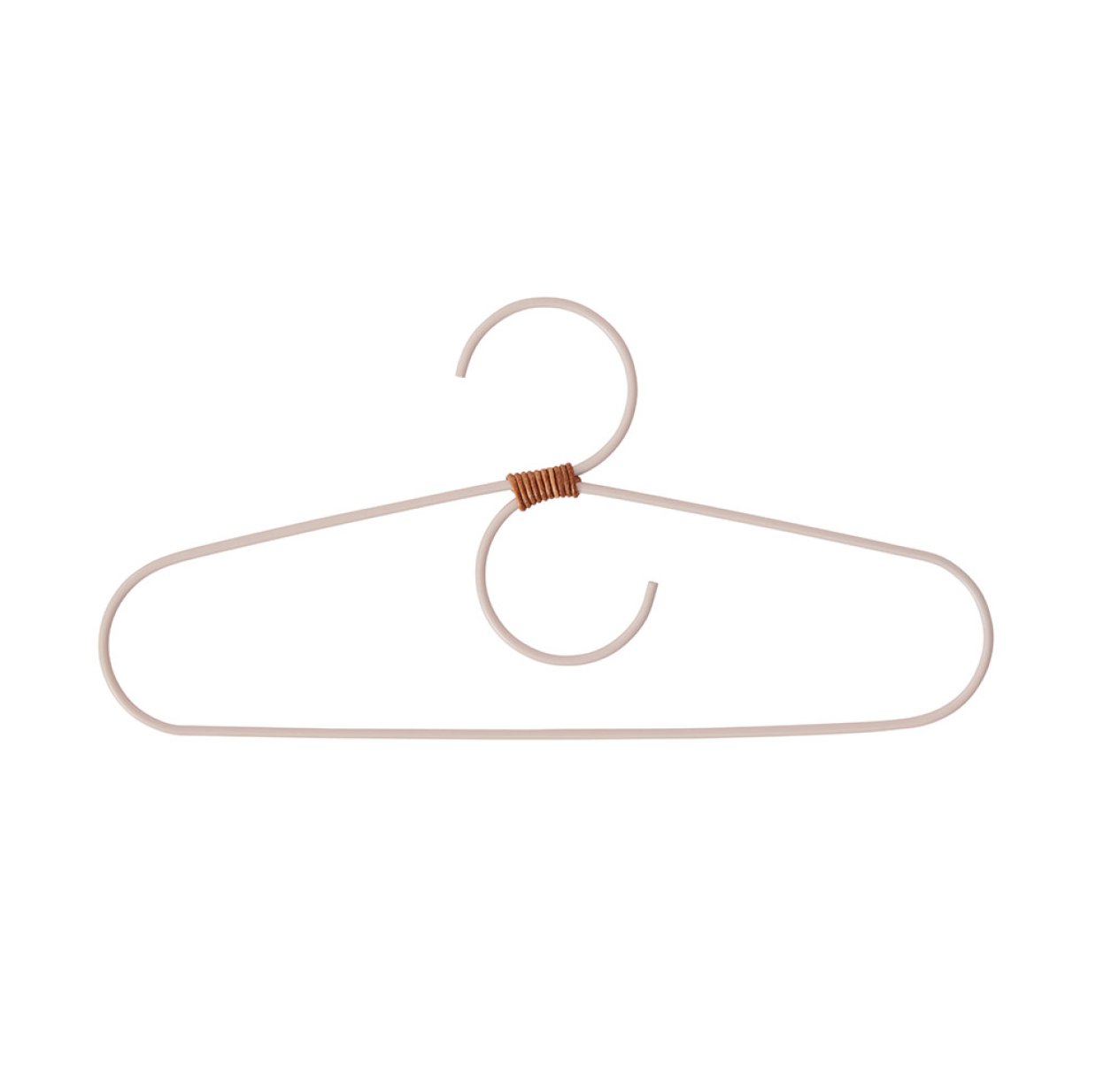 Set de 2 Cintres Enfant Tiny Fuku - Rose poudré