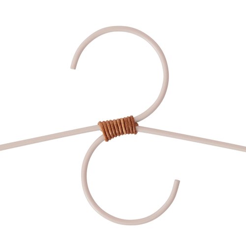 Set de 2 Cintres Enfant Tiny Fuku - Rose poudré