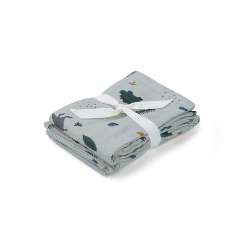 Set de 2 Langes Dinosaure Hannah