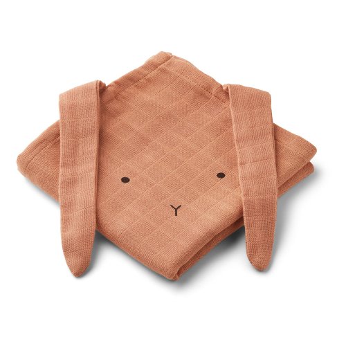 Set de 2 langes Lapin Hannah - Tuscany rose