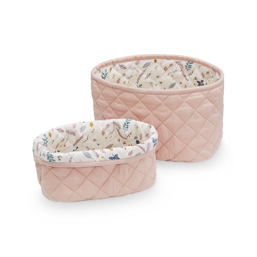 Set de 2 Paniers de Rangement Pressed Leaves