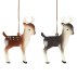 Décorations Set de 2 Bambi à suspendre