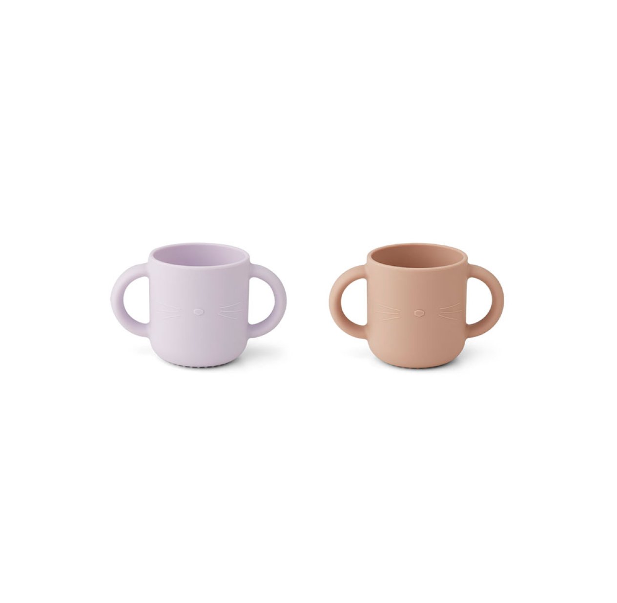 Set de 2 Tasses Chat Gene - Lavande / Rose