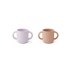 Set de 2 Tasses Chat Gene - Lavande / Rose