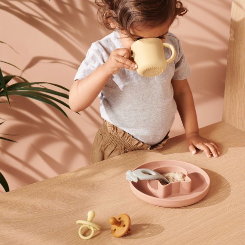 Set de 2 Tasses Chat Gene - Lavande / Rose