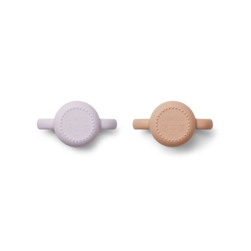 Set de 2 Tasses Chat Gene - Lavande / Rose