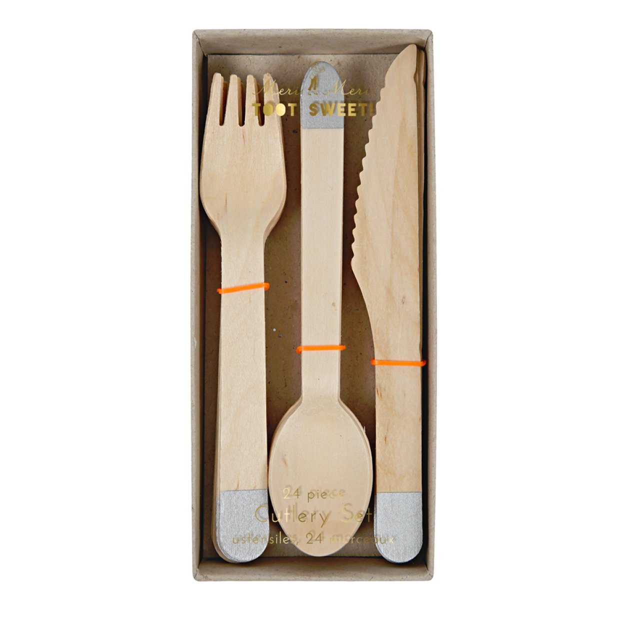 Set de 24 couverts assortis - Argent